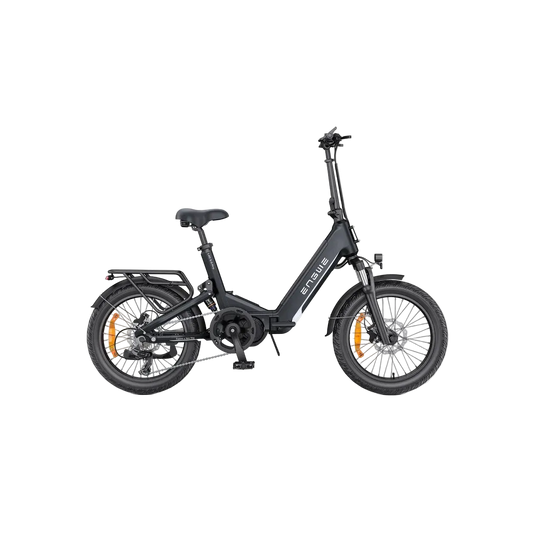 ENGWE L20 3.0 Pro E-Bike Mittelmotor 100Nm Vollfederung 720Wh Klapprad Schwarz
