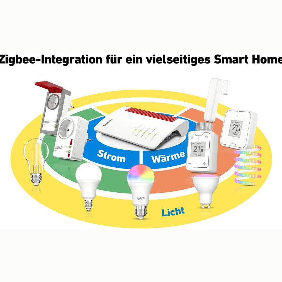 AVM FRITZ!Box 7690 - DSL Router mit Wi-Fi 7, Zigbee, DECT-Basis - Weiß
