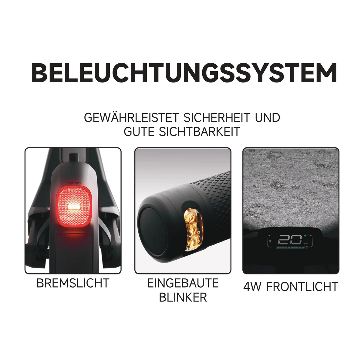 Segway Ninebot E3 Pro D E-Scooter 400W 368Wh Straßenzulassung 20km/h