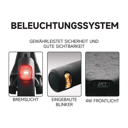 Segway Ninebot E3 Pro D E-Scooter 400W 368Wh Straßenzulassung 20km/h
