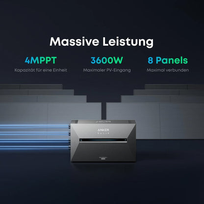 Anker SOLIX Solarbank 3 Pro E2700 Balkonkraftwerk Speicher 2,688 kWh, 4 MPPT, 3600 W PV, IP65 – Bild 5