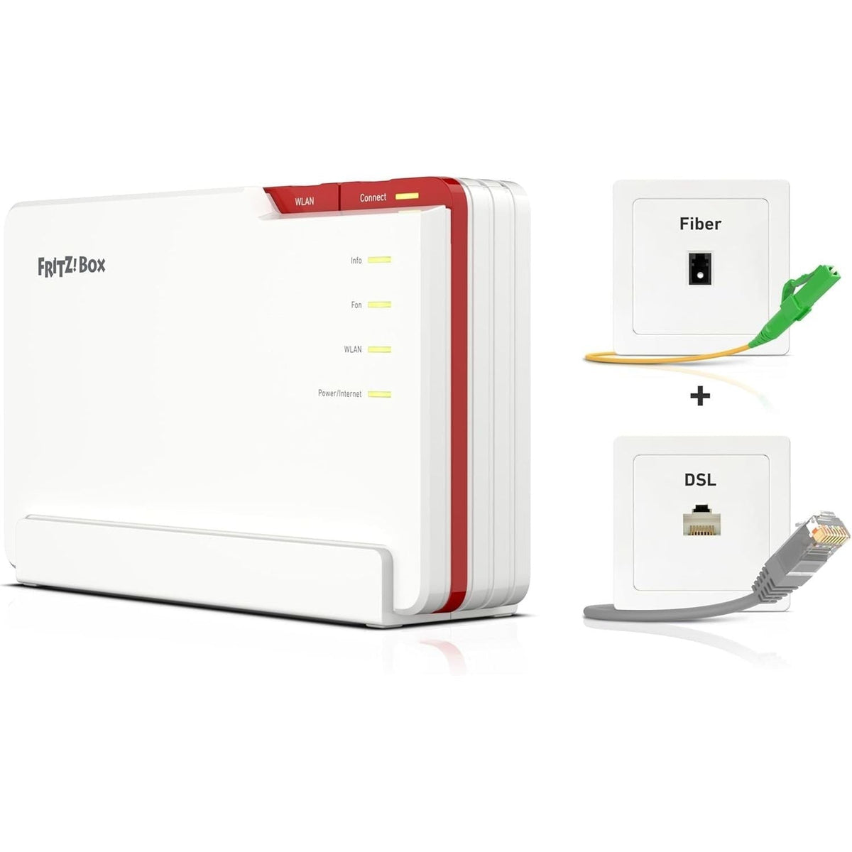 AVM FRITZ!Box 5690 Pro Glasfaser- und DSL-Router, Wi-Fi 7, Zigbee, DECT, Weiß – Bild 9