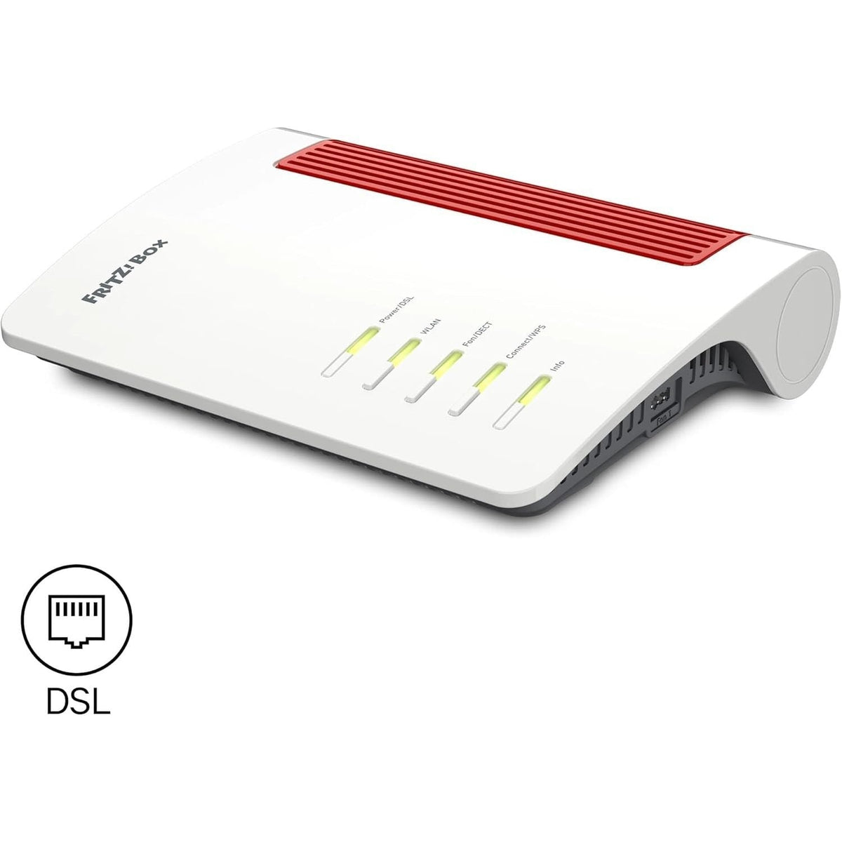 AVM FRITZ!Box 7690 DSL-Router, Wi-Fi 7, Zigbee, DECT-Basis, Weiß – Bild 3