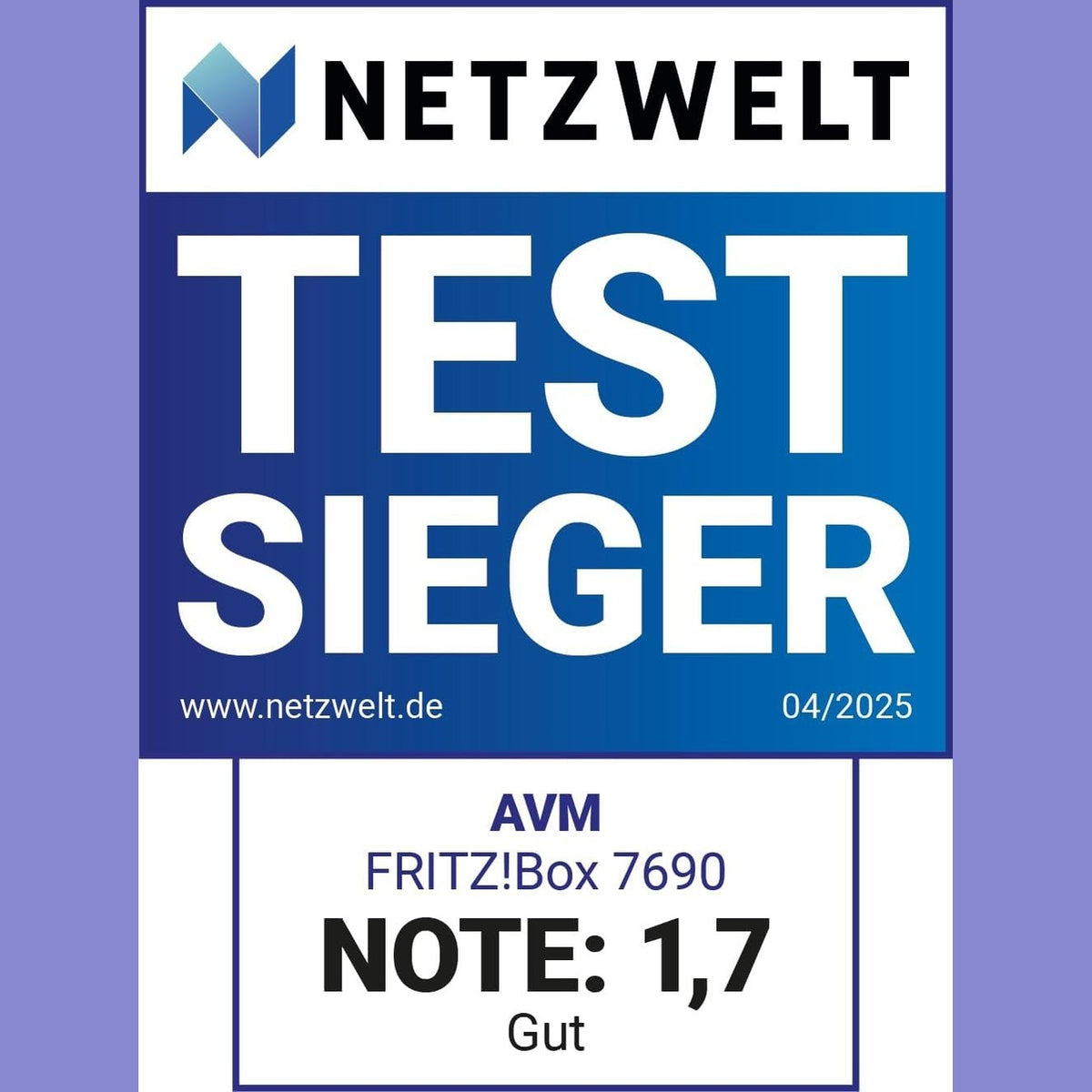 AVM FRITZ!Box 7690 DSL-Router, Wi-Fi 7, Zigbee, DECT-Basis, Weiß – Bild 4
