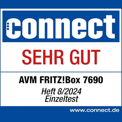 AVM FRITZ!Box 7690 DSL-Router, Wi-Fi 7, Zigbee, DECT-Basis, Weiß – Bild 6