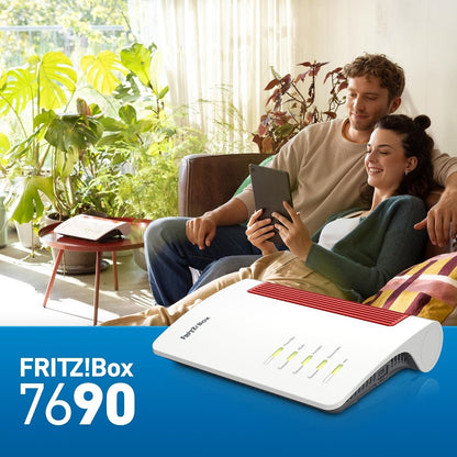 AVM FRITZ!Box 7690 DSL-Router, Wi-Fi 7, Zigbee, DECT-Basis, Weiß – Bild 8