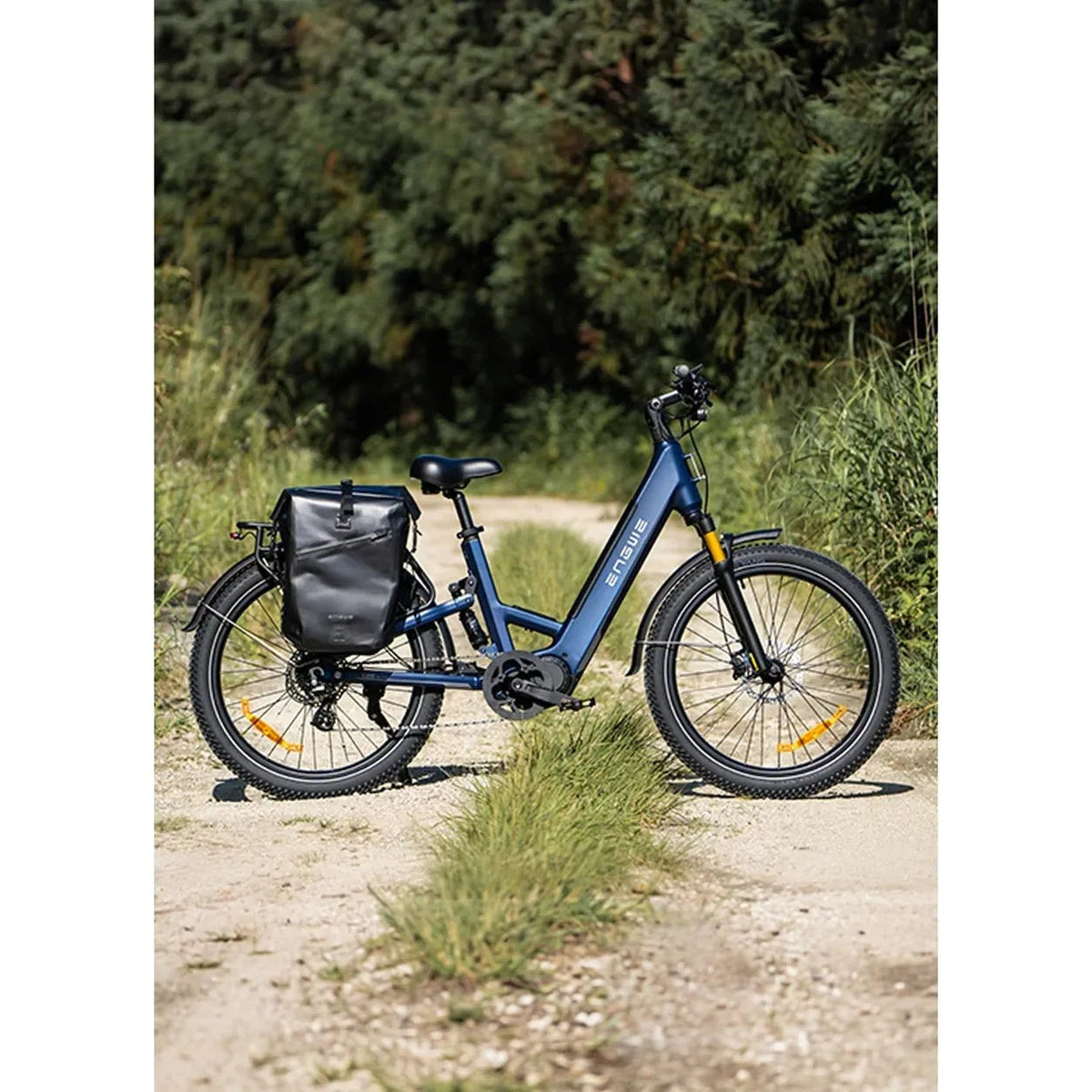 ENGWE E26 3.0 Pro eSUV E-Bike, Mittelmotor 100 Nm, 720 Wh, Vollfederung, Grau – Bild 4