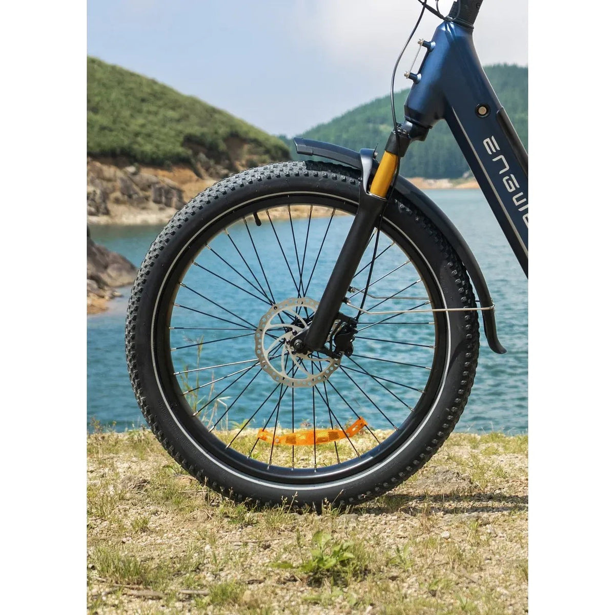 ENGWE E26 3.0 Pro eSUV E-Bike, Mittelmotor 100 Nm, 720 Wh, Vollfederung, Grau – Bild 10