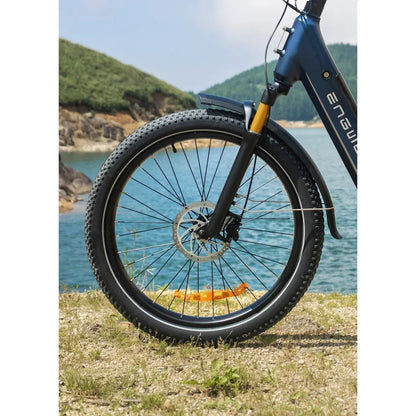 ENGWE E26 3.0 Pro eSUV E-Bike, Mittelmotor 100 Nm, 720 Wh, Vollfederung, Grau – Bild 10