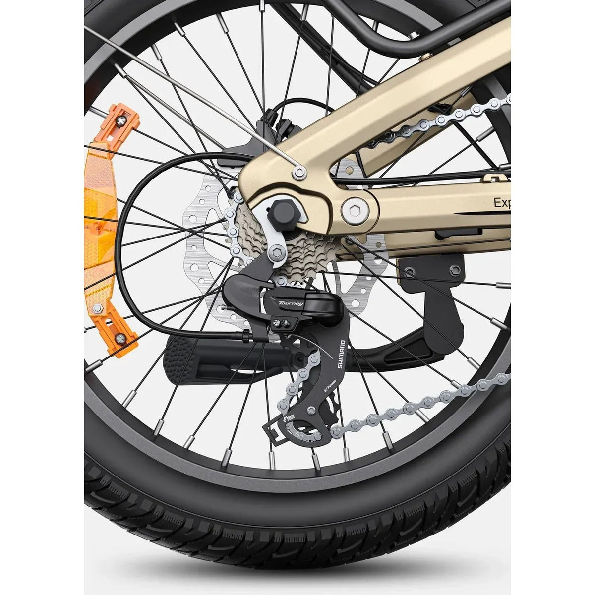 ENGWE L20 3.0 Pro E-Bike Klapprad, Mittelmotor 100 Nm, 720 Wh, Vollfederung, Schwarz – Bild 3