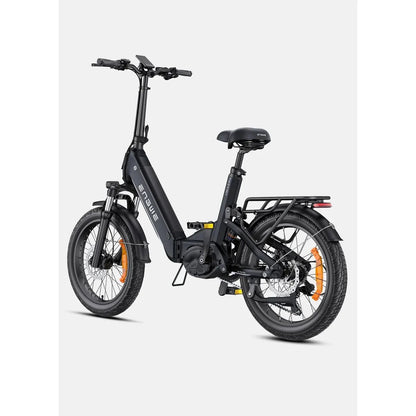 ENGWE L20 3.0 Pro E-Bike Klapprad, Mittelmotor 100 Nm, 720 Wh, Vollfederung, Schwarz – Bild 4