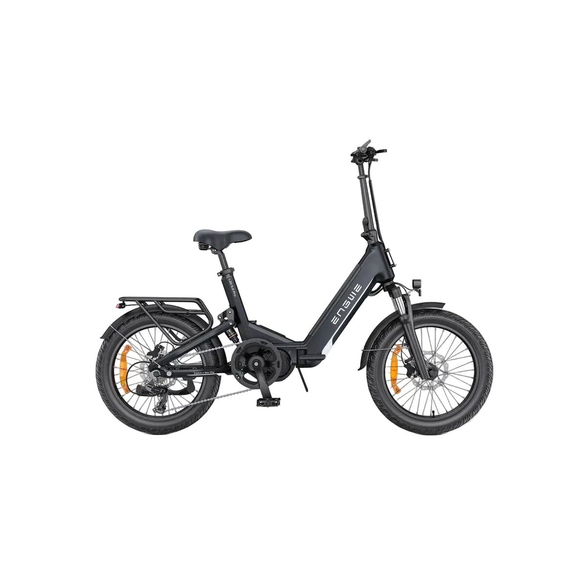 ENGWE L20 3.0 Pro E-Bike Klapprad, Mittelmotor 100 Nm, 720 Wh, Vollfederung, Schwarz – Bild 7
