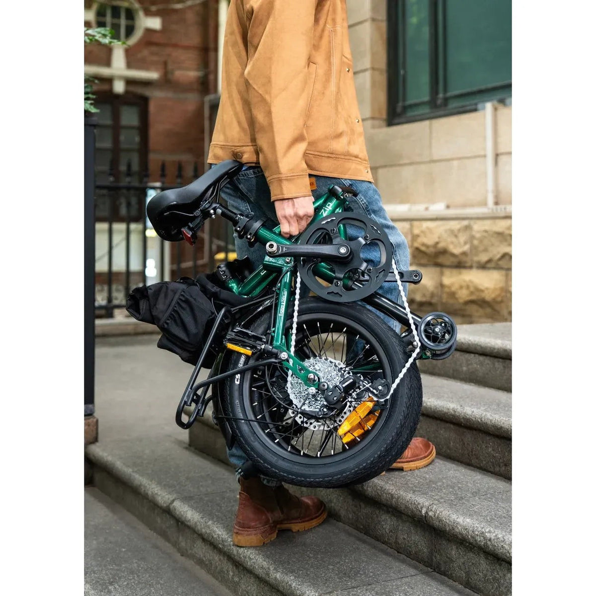ENGWE Zip E-Bike Faltrad, 250 W, Drehmomentsensor, 360 Wh, 16,9 kg, Grau – Bild 3