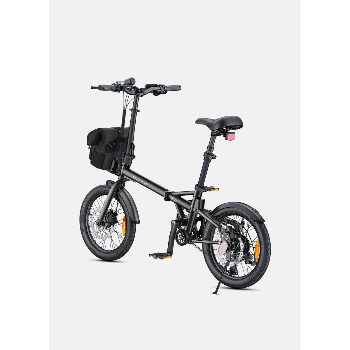 ENGWE Zip E-Bike Faltrad, 250 W, Drehmomentsensor, 360 Wh, 16,9 kg, Grau – Bild 6