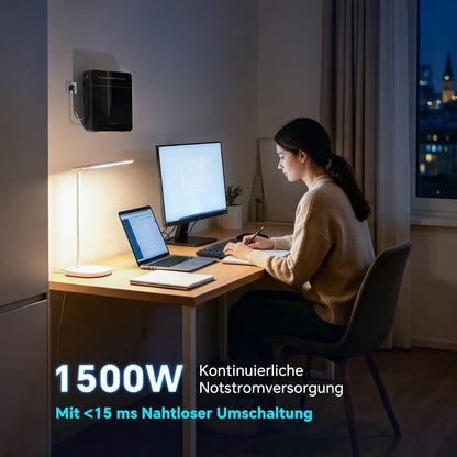 Marstek Venus E Mini Plug-and-Play Stromspeicher 2 kWh, 105 mm flach, 1,5 kW – Bild 1