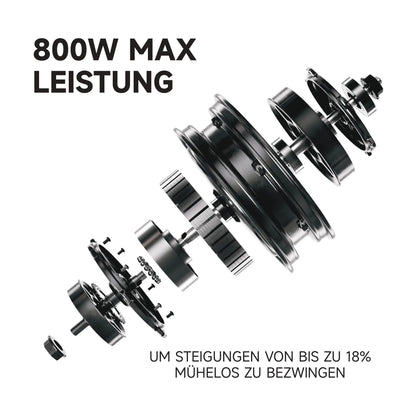 Segway Ninebot E3 Pro D E-Scooter, 400 W, 368 Wh, Straßenzulassung, 20 km/h – Bild 1