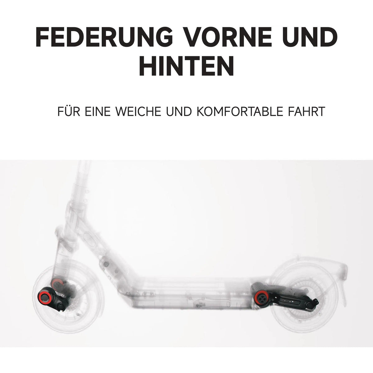 Segway Ninebot E3 Pro D E-Scooter, 400 W, 368 Wh, Straßenzulassung, 20 km/h – Bild 3
