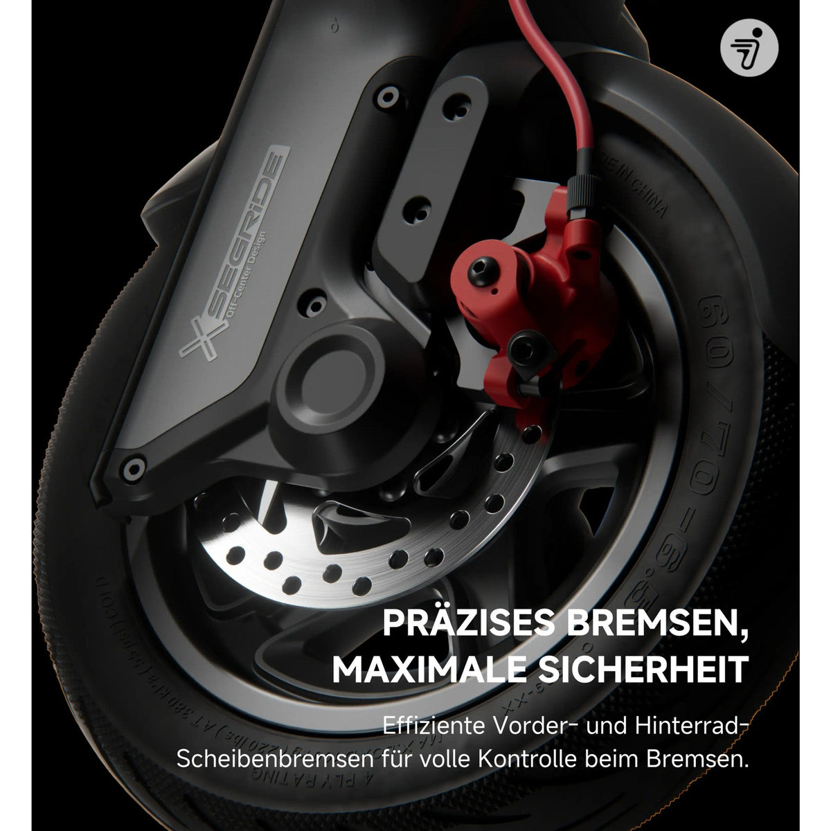 Segway Ninebot F3 Pro D E-Scooter, 500 W, 477 Wh, ABE Straßenzulassung, 20 km/h – Bild 4