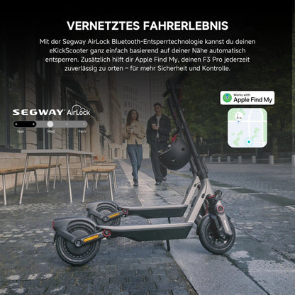 Segway Ninebot F3 Pro D E-Scooter, 500 W, 477 Wh, ABE Straßenzulassung, 20 km/h – Bild 8